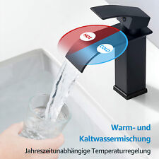 Wasserhahn Waschtischarmatur Wasserfall Badarmatur Bad Waschbecken Mischbatterie