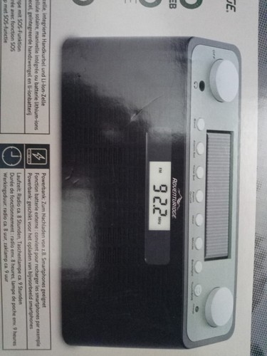 Notfall radio mit solarbetrie - radio,