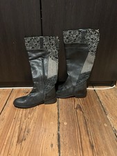 damen stiefel 36 Leder Neu 