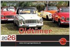 Kalender 2026 Oldtimer Wartburg Trabant Framo