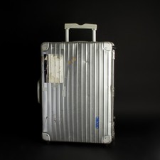 RIMOWA Alu Koffer Gebrauchsspuren Trolly defekter Griff Vintage Reisekoffer
