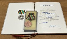 DDR Medaille Orden Plakette