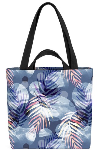 Tropen meer tasche blau bunt - tasche,