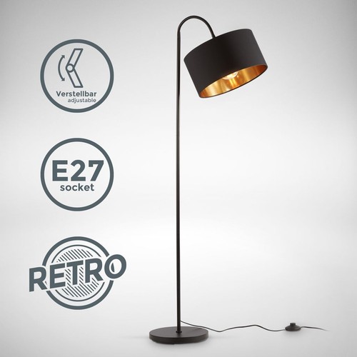 Schirmlampe stehleuchte retro - schirmlampe,