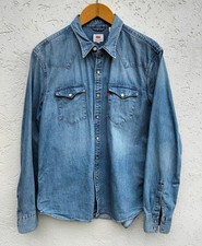 Levis  Hemd Jeanshemd Blau Gr