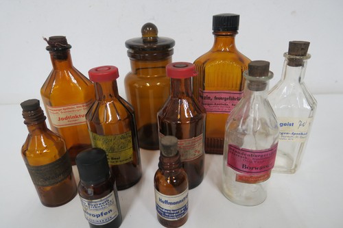 Alte apothekerflaschen - alte,