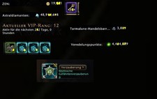 NEVERWINTER ONLINE Account PC über 19.000 ZEN + über 800 Verzauberte Schlüssel