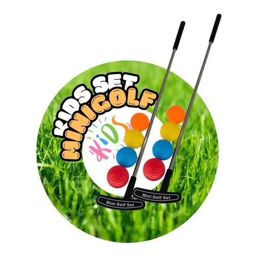 Kinder minigolf set - set, 2x