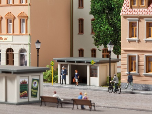 Buswartehäuschen stück tt - buswartehäuschen,