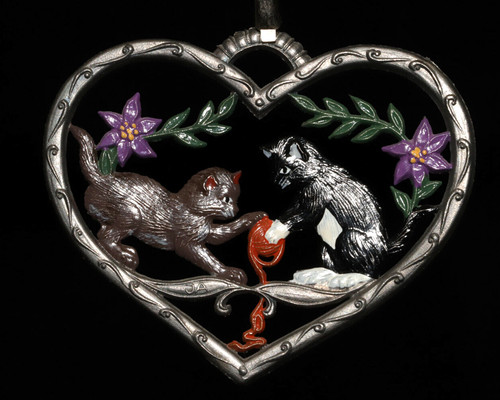 Alter christbaumschmuck herz - alter,