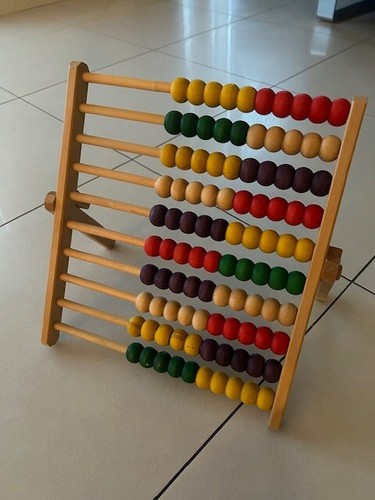 Rechentafel aus holz - rechentafel,