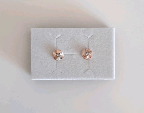 Ohrstecker pandora rund - rund, mit