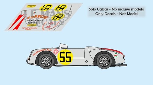 Decals porsche 550 carrera - decals,