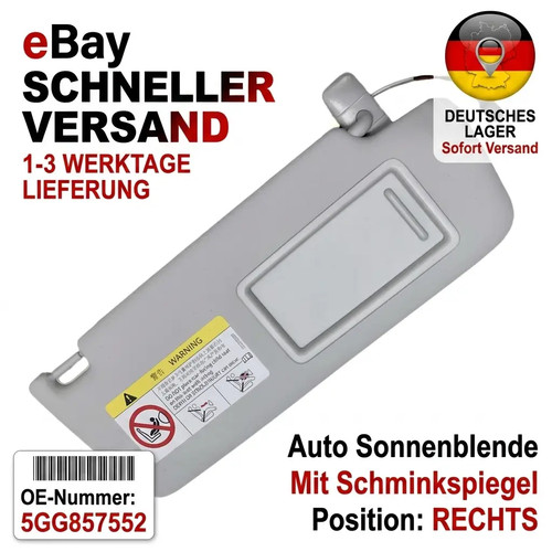 Ersatz sonnenblende rechts - ersatz,