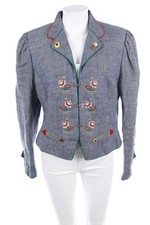 HELENE STRASSER Trachten-Jacke Stickereien D 42 multicolor