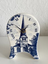 Royal Delft Fayence Uhr Tischuhr HERMLE Quarz 2100 St. Johanneskirche Essen