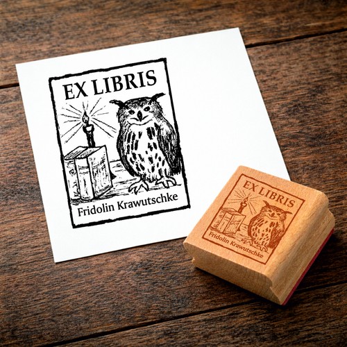 Libris stempel - ex,