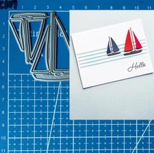Segelboot Stanzformen Metall Cutting Dies Scrapbooking Stanzschablonen Karte Diy