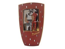 Vase Königlich Tettau Hommage an Pablo Picasso Pierrot et Arlequin TOP Rot