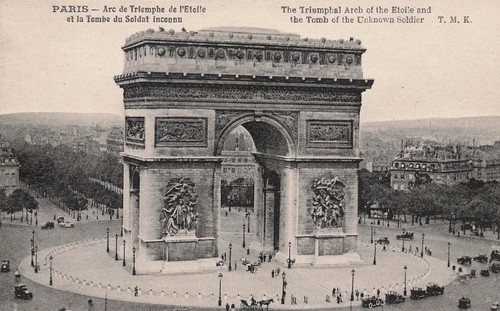 Paris arc de - ak,