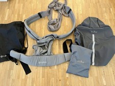 Cybex Babytrage MAIRA.tie Manhatten Grey-mid Grey inkl. Amazonas Rain-Cape