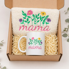 Geschenkset Tasse Handtuch