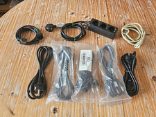 5 x Neu PC Computer Monitor Stromkabel + 2 x Gebraucht Verlängerung