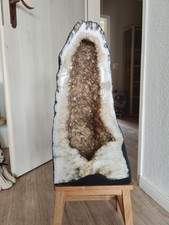 XL Citrin Druse Gebrannter