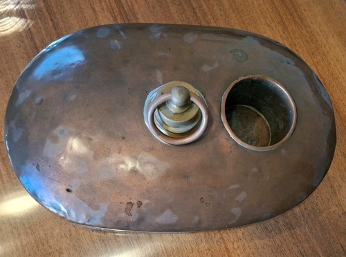 Wärmflasche aus kupfer - wärmflasche,