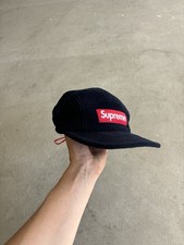Supreme Rare Fleece 5 Panel Cap Navy Unisex