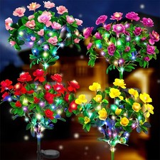 Solarstrom Blumen, LED Rose
