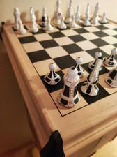 Porzellanschachspiel Aus Einer