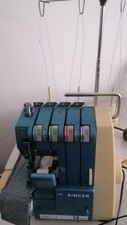 Singer Overlock Nähmaschine 14U13A, Gebraucht für Ersatzteile, Funktioniert