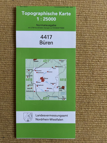 Topographische karte 25000 - topographische,
