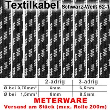 2 3 adrig Textilkabel
