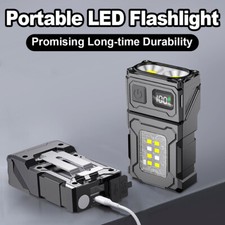 Mini-LED-Kolben-Taschenlampe multifunktionale Taschenlampe verstellbarer Winkel