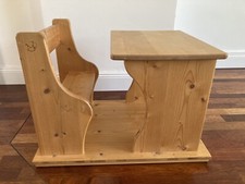 Essbänkchen, Bank, Tisch, Kindertisch, Montessori, Basteltisch, Bänkchen, Stuhl