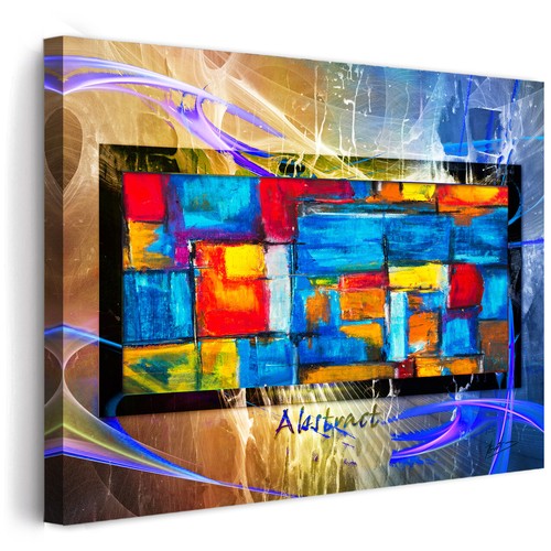 Leinwand bild abstrakt - leinwand,