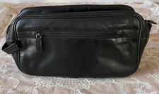 Kulturtasche schwarz  weiches