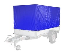 STEMA Aufbau Spriegel Plane Hochplane für Anhänger STL 750 1300 ST/SH-25 Blau 1m
