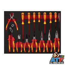 Elektriker Werkzeug Zangen Schraubendreher Set 1000V VDE geprüft GS Einlage