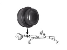 Rubber boot intake manifold