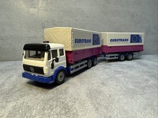 Siku Super 1:55 3515 MB LKW mit Tandemanhänger Eurotrans