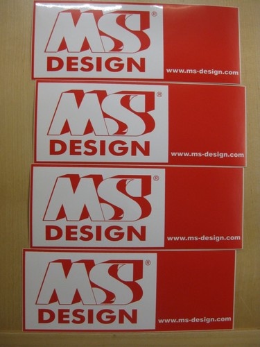 Orig aufkleber ms design - 4, x