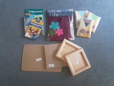 Top /  Großes Bastelset /  Serviettentechnik Filz Tasche Bücher Karten /  neu