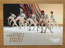 Das Stuttgarter Ballett, Werbepostkarte Abend "Forsythe/Goecke/Scholz" 2016