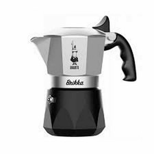 Italienische Kaffeemaschine Bialetti BRIKKA Schwarz Aluminium 2 Kopper - Billig2