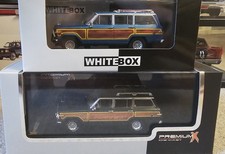 2x 1989 Jeep Wagoneer, 1:43, Blau Und Grün