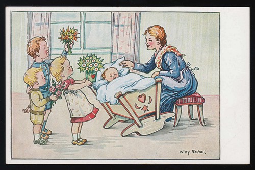 Kinder bringen mutter blumen - kinder,
