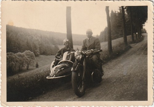 Vintage foto männer - männer, bmw